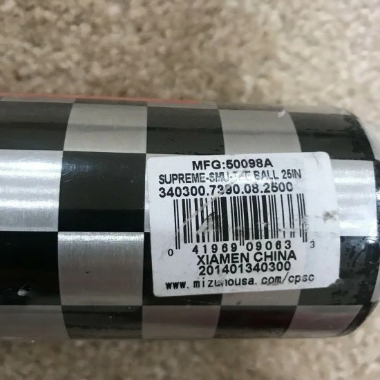 Supreme X Mizuno Aluminum Baseball Bat 5 Supreme X Mizuno Aluminum Baseball Bat - Image 5