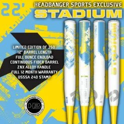 Clearance – 2022 DeMarini Stadium 12″ USSSA Slowpitch Softball Bat: WTDXSHU-22 5 Clearance – 2022 DeMarini Stadium 12″ USSSA Slowpitch Softball Bat: WTDXSHU-22 -Baseball Bats Shop DeMarini Stadium SHU 22 Blue Yellow 1200x1200 d2615356 1214 4b64 826d f6ae59a48d76 800x