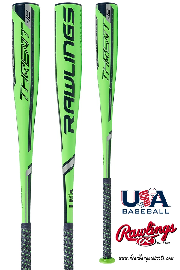Clearance – 2019 Rawlings Threat (-12) USA Baseball Bat: US9T12 2 Clearance – 2019 Rawlings Threat (-12) USA Baseball Bat: US9T12 - Image 2