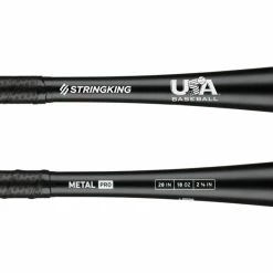 Clearance – StringKing Metal PRO (-10) USA Baseball Bat: SKUSMP10 -Baseball Bats Shop StringKing Baseball Metal Pro USABat Bat 28 Inch Close Up base 2x 800x