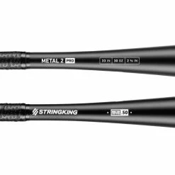 Clearance – 2022 StringKing Metal 2 PRO (-3) BBCOR Baseball Bat 8 Clearance – 2022 StringKing Metal 2 PRO (-3) BBCOR Baseball Bat -Baseball Bats Shop StringKing Metal 2 Pro BBCOR 33 Inch 30 Ounce Baseball Bat Close Up base 2x 800x