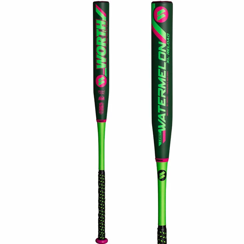Clearance – 2021 Worth Legit Watermelon XL Reload 12.75″ USSSA Slowpitch Softball Bat: WMLX21U 1 Clearance – 2021 Worth Legit Watermelon XL Reload 12.75″ USSSA Slowpitch Softball Bat: WMLX21U