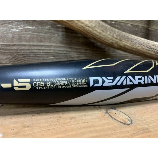 DeMarini CF ZEN BLACK 30/25 (-5) Baseball Bat CB5-BL 2 DeMarini CF ZEN BLACK 30/25 (-5) Baseball Bat CB5-BL - Image 2
